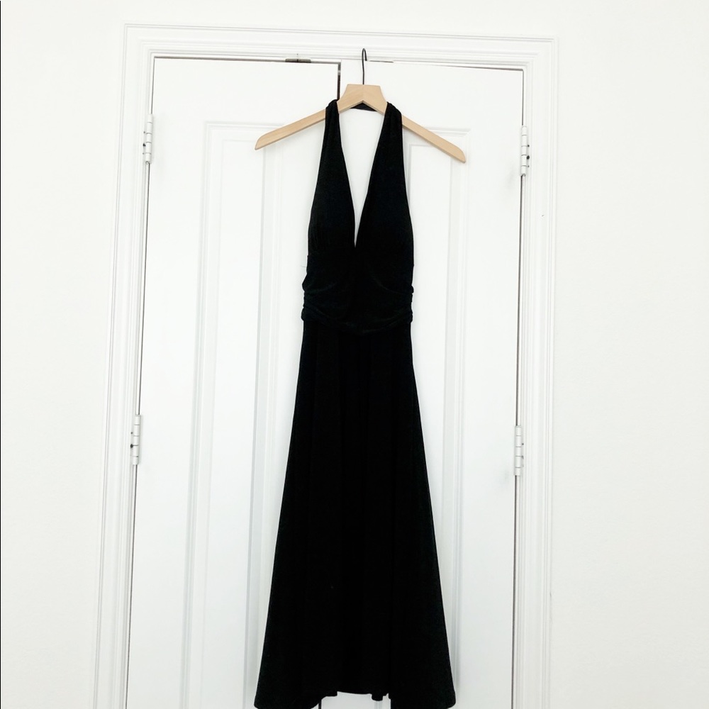 Little Black Dress: Deep Plunge Neckline!